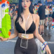 한갱 워터밤 블랙 비키니 레깅스