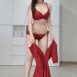 빨간 원피스 천소린