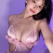 BJ 미래 언더붑 핑크 끈 슬립 윗가슴 아랫가슴 노출