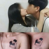 급식 커플의 타투 jpg