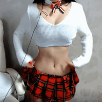 허리 라인 지리는 신재인 개인방송
