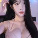 핑크 레이스 브라만 입은 한갱 개쩌는 미모와 가슴