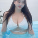 채아 묵직한 가슴 언더붑 비키니