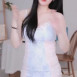 쵸단 가슴골 노출 시원한 끈 원피스 의상 사쿠란보