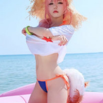 코스어 에키홀릭 마린룩 비키니 제복 몸매