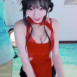 차이니스풍 빨간 속옷 수련수련 천장캠