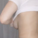 옷갈아 입는 누나 너무 커서 뒤에서도 보이는 옆가슴