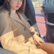차에서 속옷 보여주는 독일 누나