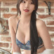 bj 박민정 화보 촬영 끈 홀터넥 비키니 가슴
