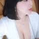 강인경 숙인 가슴골 하늘색 레이스 브라