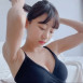 머리 묶는 표은지 매끈 겨드랑이