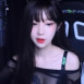 BJ 유혜디 동물귀 시스루 블랙 가슴골 문신