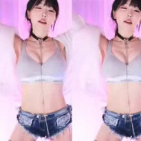 윤개굴 섹시댄스 회색 CK 브라