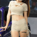 레이싱 모델 김미진 타이트한 바지 도끼