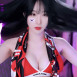 월드컵 응원중인 한갱 빨간 브라 가슴골