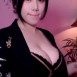 요캉 유카타 레이스 코르셋 가슴골