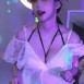 오토바이 좀 타는 마젠타 가슴 무브먼트
