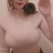 벨벳 타이트한 핑크티 묵직한 가슴