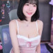 수련수련 핑크벨벳 란제리룩 바니걸 가슴골