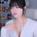 단추 풀린 BJ 문월 가슴골 오픈