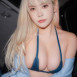 BJ 퀸다미 청 마이크로 브라 큰가슴