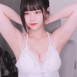 새하얀 쵸단 레이스 슬립 묵직한 가슴골