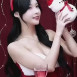 하빈츄 포켓걸스 하빈 섹시 토끼 산타 윗 가슴