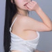 BJ 퓨리 헐렁한 실크 민소매 다보여주는 가슴모양