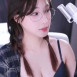 힘숨찐룩 명아츄 블랙 브라 가슴골