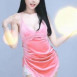 BJ 신나은 벨벳 주름 민소매