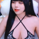 해까닥여울이 X자 끈 홀터넥 레오파드 무늬 민소매 묵직한 가슴골
