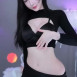 열심히 하는 BJ @gpwl4204 블랙 브라렛 내려서 보여주는 검스 골반
