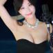 스트리머 미모 블랙 오프솔더 드레스 가슴골 매끈 겨드랑이