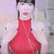 겨우디 거유 때문에 강제로 시스루 된 의상