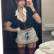 명아츄 청소중인 메이드 컨셉 빨간 가터벨트 스타킹