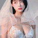 면사포 쓴 김갑주 란제리룩 가슴골