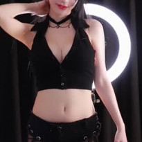 BJ 연나비 검은 조끼 오일 잔뜩 바른 가슴골 검스 허벅지