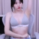 유치 CK 캘빈클라인 회색 브라 가슴골 겨드랑이