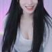 한갱 시스루 흰티 블랙 브라 섹시 웨이브