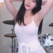 쵸단 흰 끈나시 삼분할 제로투 겨드랑이 가슴골