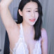 BJ 미래 흰 레이스 브라 겨드랑이 가슴골