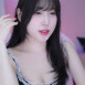 말랑복숭아 가슴골 레이스 메이드복 삐져나온 핑크 브라