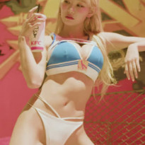 빛베리 표지모델 비키니 도끼