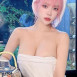 샤워 타올만 걸친 퀸다미 묵직한 가슴골