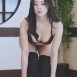꽃빵 자주색 브라 시스루 망사 팬티 가죽 바지 룩북