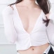 시원하게 가슴골 바지 단추 오픈한 꽃빵