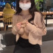 벚꽃녀의 카페 노브라 가슴 노출