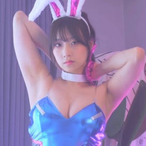 명아는 오또케 오버워치 디바 코스프레 묵직한 가슴골 겨드랑이