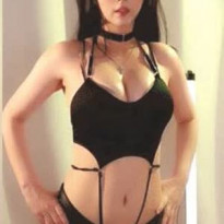 로즈쨈 블랙 모노키니 가슴골 매끈 복부 골반