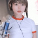 은유화 언더붑 밑가슴 노출 스쿨미즈 체육복